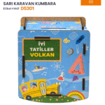 Sarı Karavan Ahşap Kumbara (DS301)