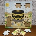 Kâbe Ahşap Çocuk Puzzle – Mekke Temalı Eğitici İslami Yapboz - Görsel 3