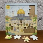 Mescid-i Aksa Temalı Ahşap Çocuk Puzzle – Eğitici İslami Yapboz - Görsel 3
